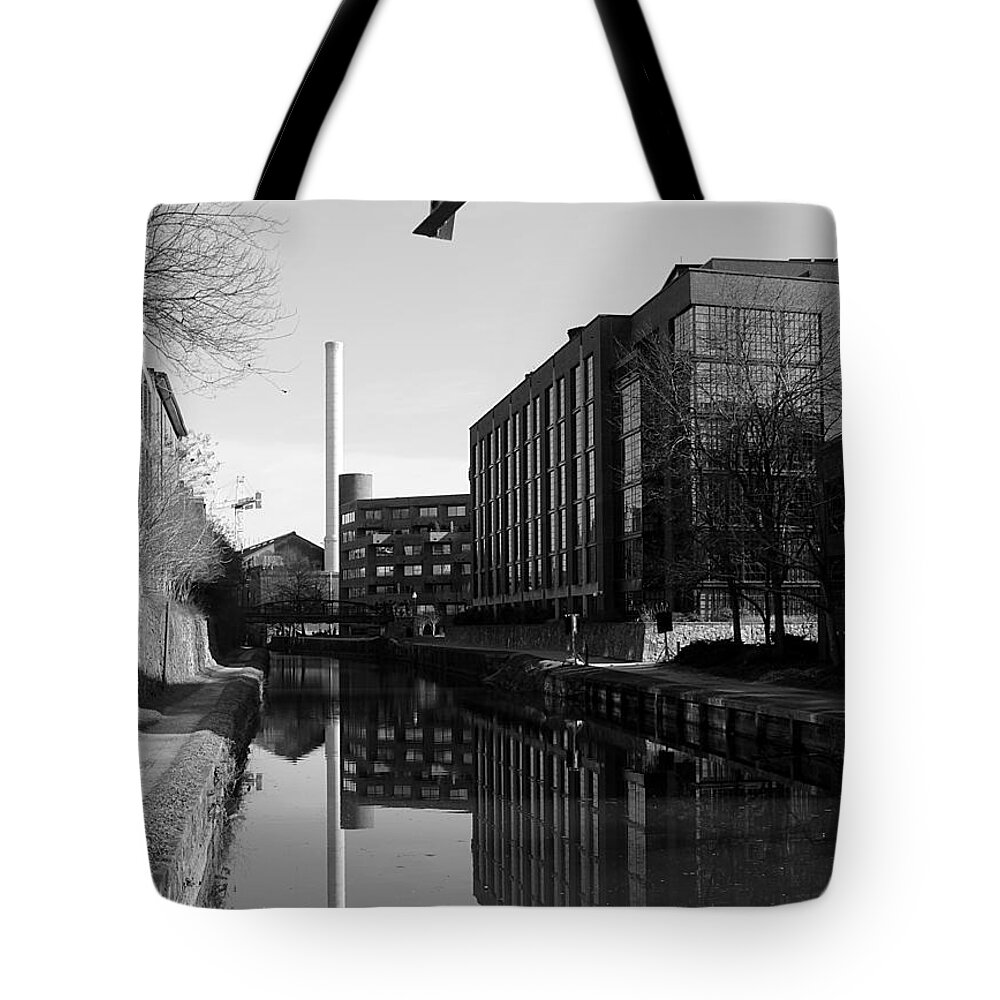 Georgetown Tote Bag featuring the photograph Georgetown - Canal Reflections 2 by Richard Reeve