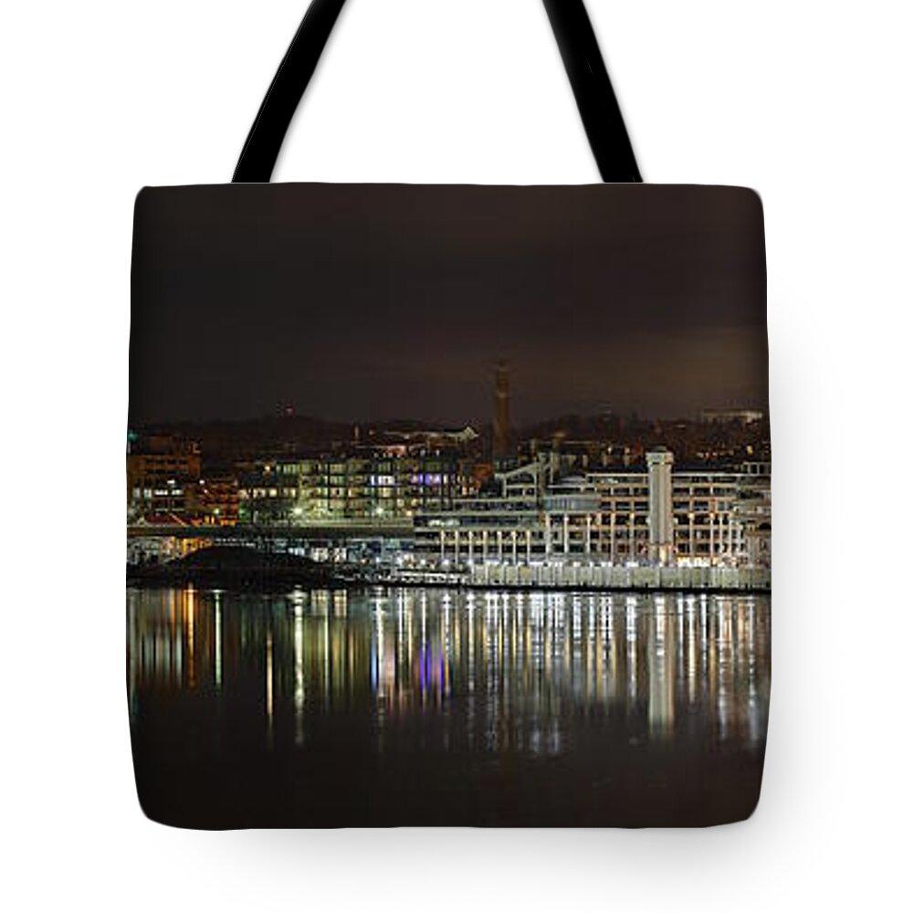Metro Tote Bag featuring the photograph Georgetown Waterfront by Metro DC Photography