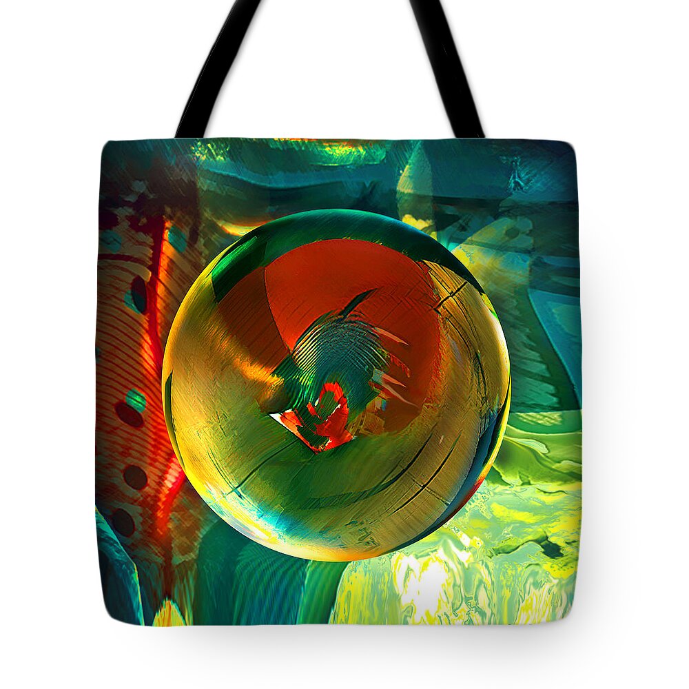  Art Globe Tote Bag featuring the painting Geronimo by Robin Moline