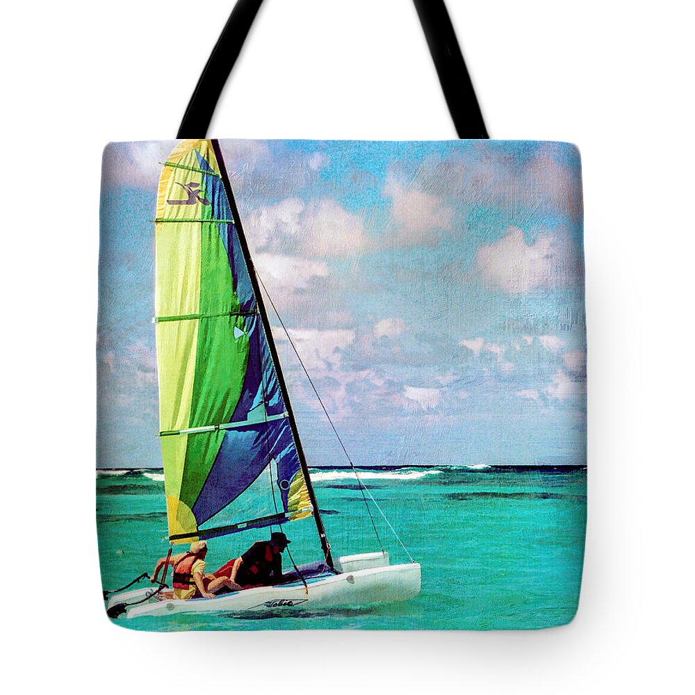 Julia Springer Tote Bag featuring the photograph Getting Underway by Julia Springer