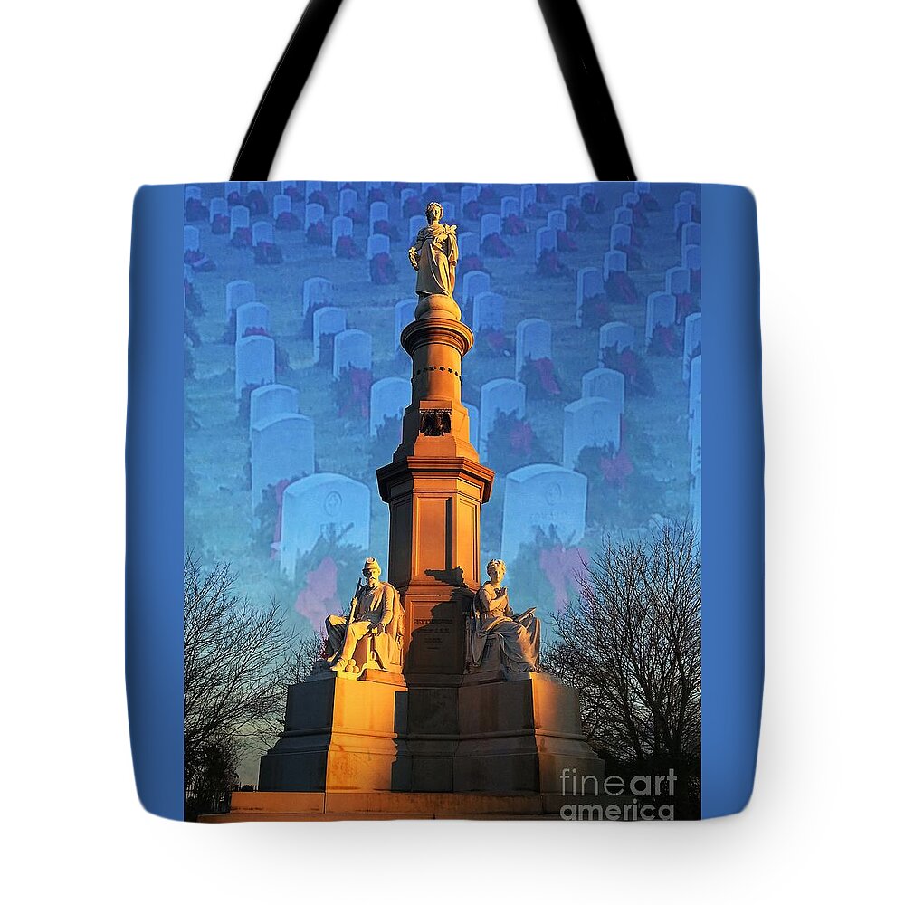 Gettysburg Art Tote Bag featuring the photograph Gettysburg Sunset by Joseph J Stevens