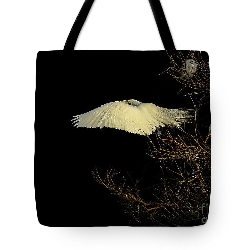 Flying Birds Tote Bag featuring the photograph Ghost by Stuart Harrison