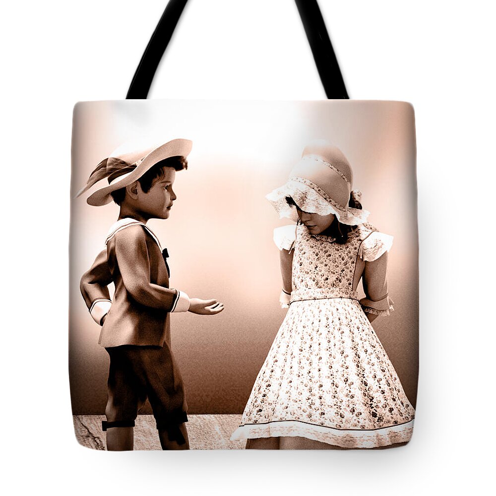 Girl Tote Bag featuring the photograph Give It Back by Bob Orsillo
