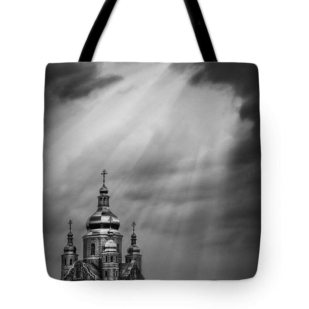 Church Tote Bag featuring the photograph Give Me a Sign by Evelina Kremsdorf