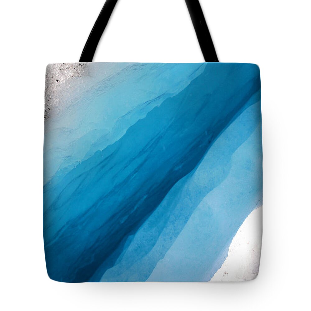 Glacial Rift Tote Bag featuring the photograph Glacial Rift by Kristin Elmquist