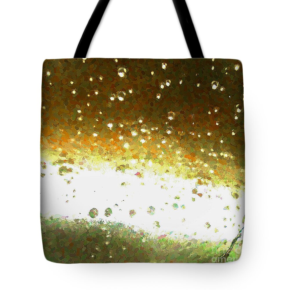 Glass Tote Bag featuring the photograph GlitterPopSparkleShine by Carlee Ojeda
