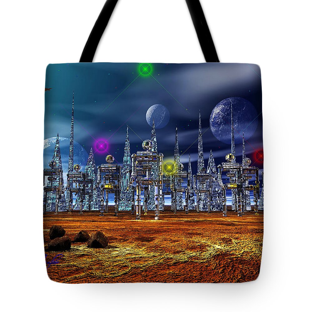 Landscape Tote Bag featuring the photograph Gloeroxz by Mark Blauhoefer