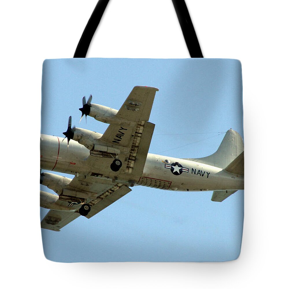 Sky Tote Bag featuring the photograph Go Navy by Bob Slitzan