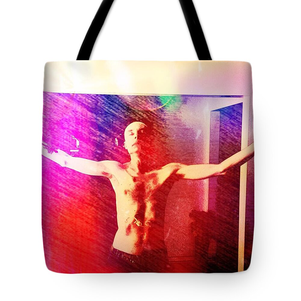 God Strong Tote Bag featuring the photograph God Strong by Michael TMAD Finney