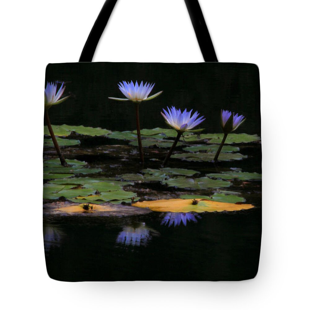 Flower Artwork Tote Bag featuring the photograph Peace of Mind by Mary Buck