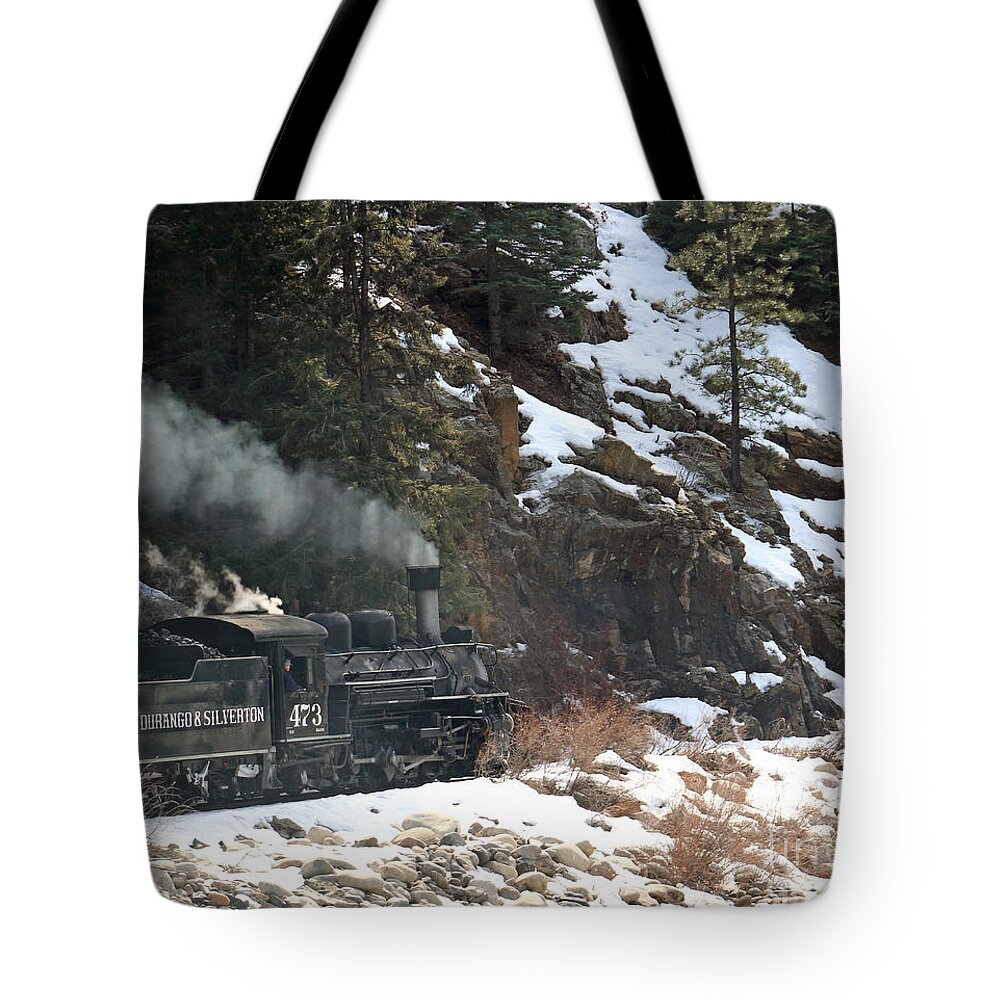  Forest Tote Bag featuring the photograph Going Back in Time by Mary Haber