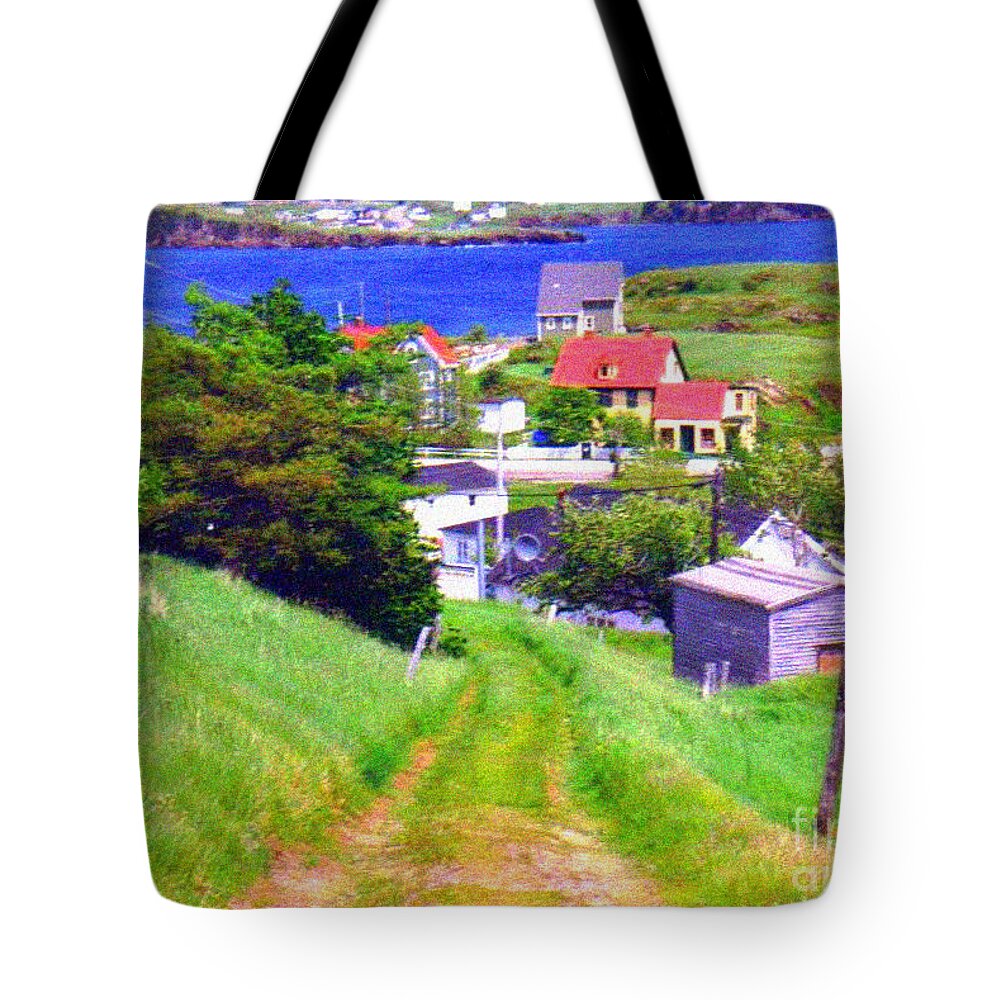 Going Down To Town Tote Bag featuring the photograph Going Down To Town by Lydia Holly
