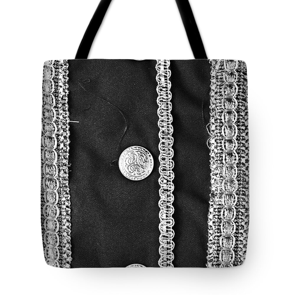 Background Tote Bag featuring the photograph Golden buttons by Tom Gowanlock
