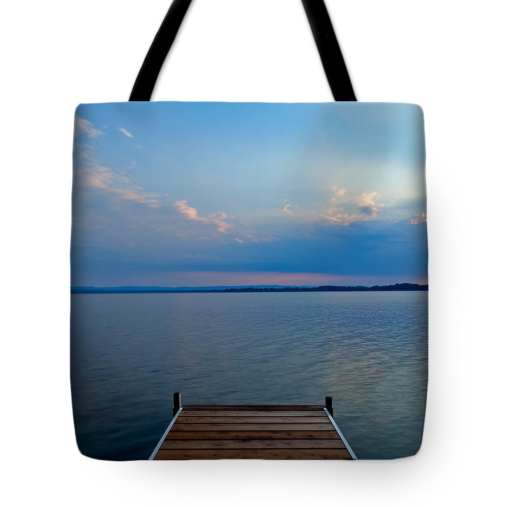 Beautiful Tote Bag featuring the photograph Golden Lake by Joseph Amaral