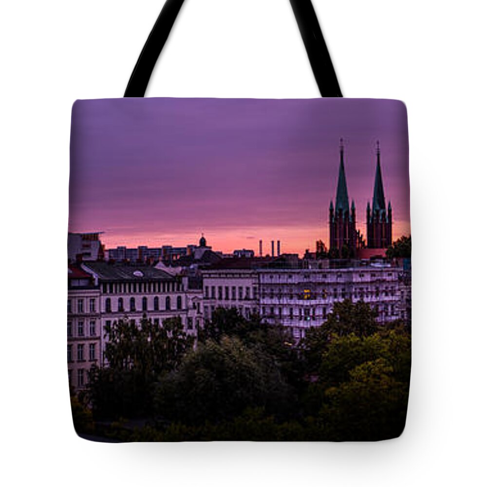 Alex Tote Bag featuring the photograph Good Morning Berlin by Hannes Cmarits