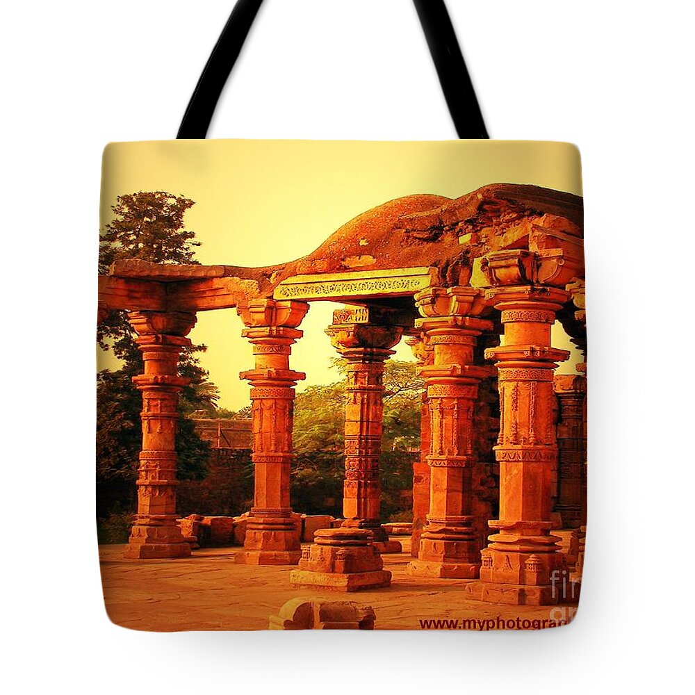 Building Tote Bag featuring the photograph Good Morning History by Ben Yassa