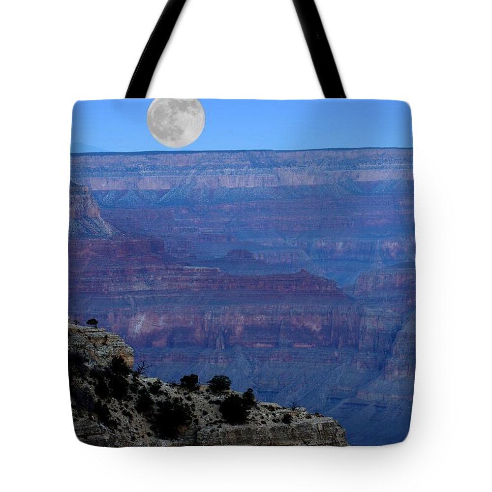 Good Night Moon Tote Bag featuring the photograph Good Night Moon by Patrick Witz