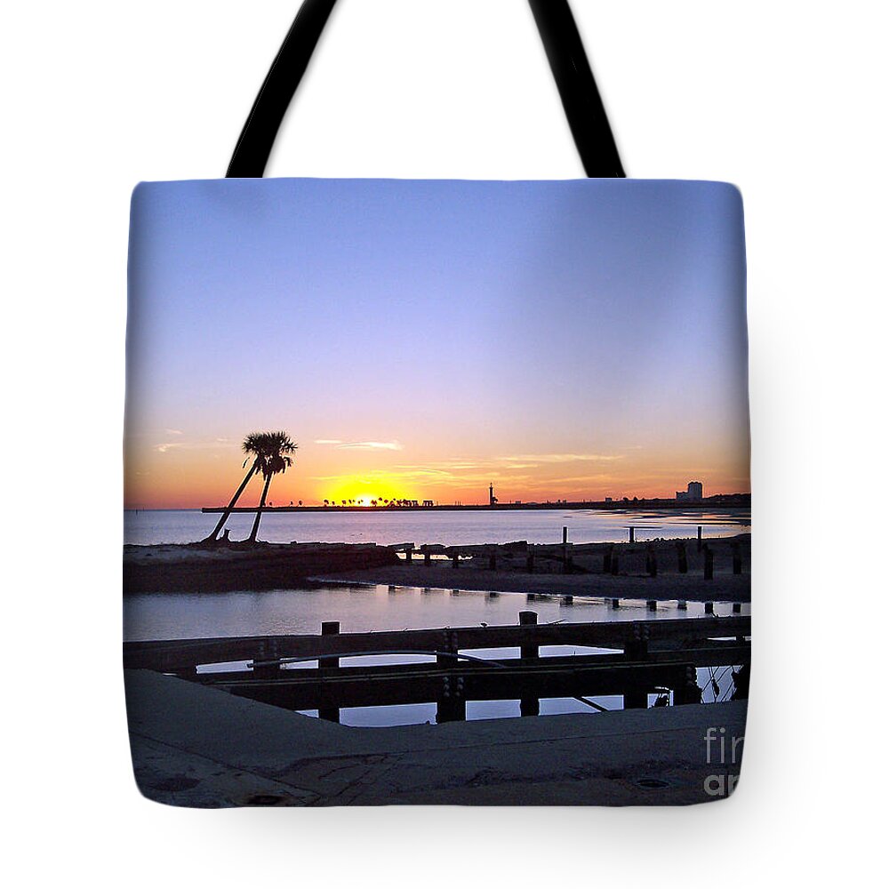Sky Tote Bag featuring the photograph Goodbye Sun by Roberta Byram