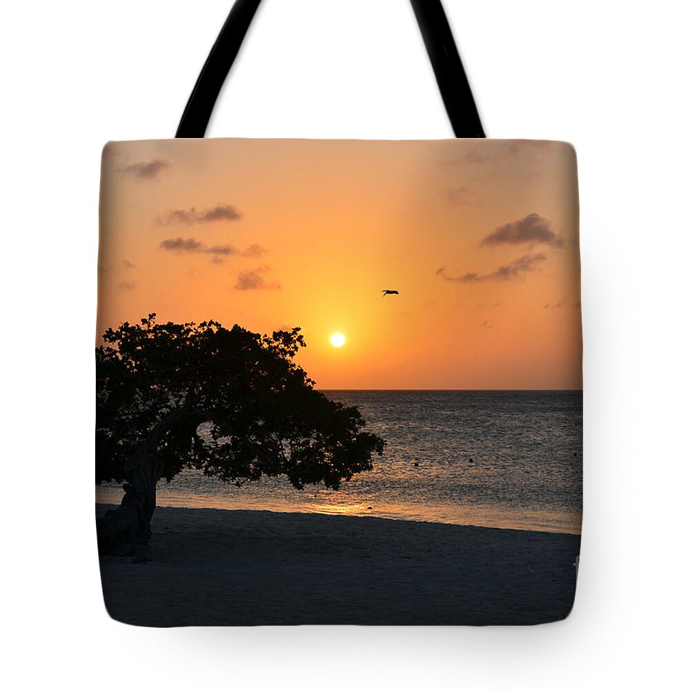 Dusk Tote Bag featuring the photograph Gorgeous Sunset by DejaVu Designs