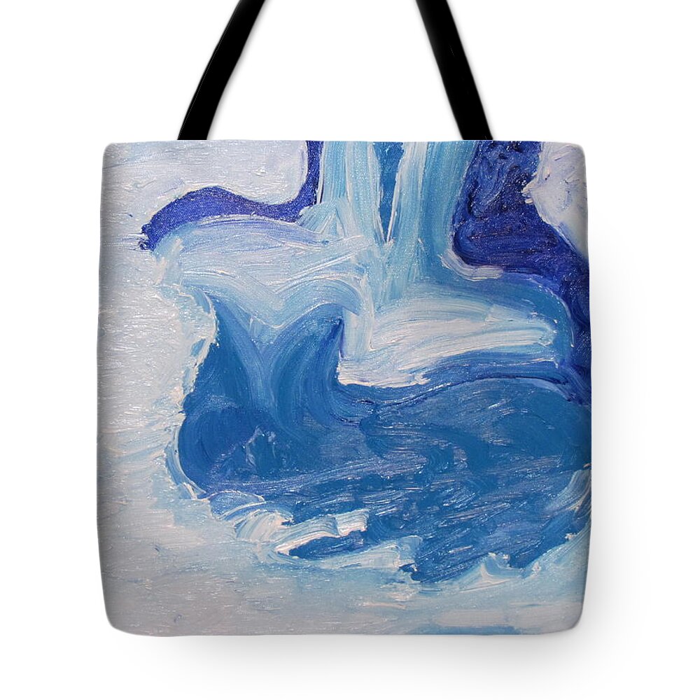 Gotham City Cat Tote Bag featuring the painting Gotham City Cat by Shea Holliman