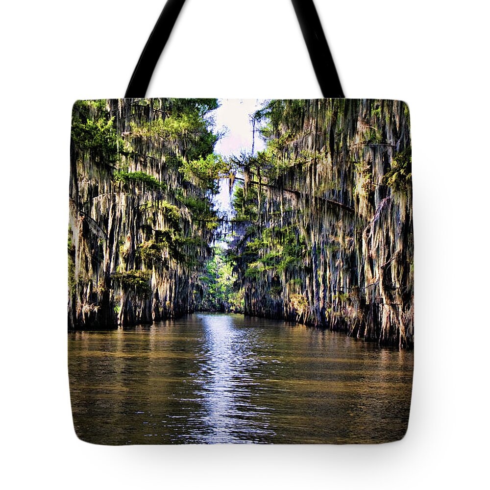 Bayou Tote Bag featuring the photograph Government Ditch by Lana Trussell
