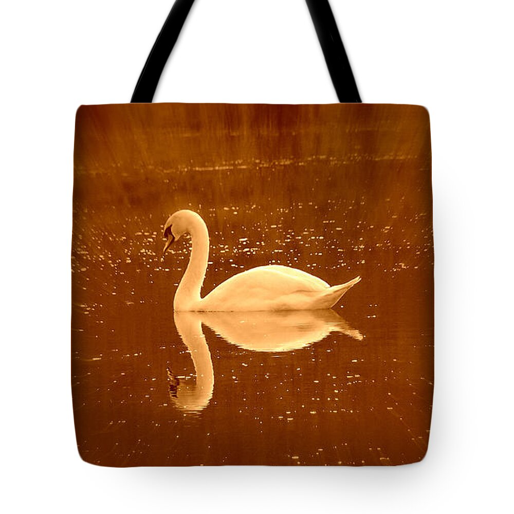 Bird Tote Bag featuring the photograph Grace by Kenneth Clarke