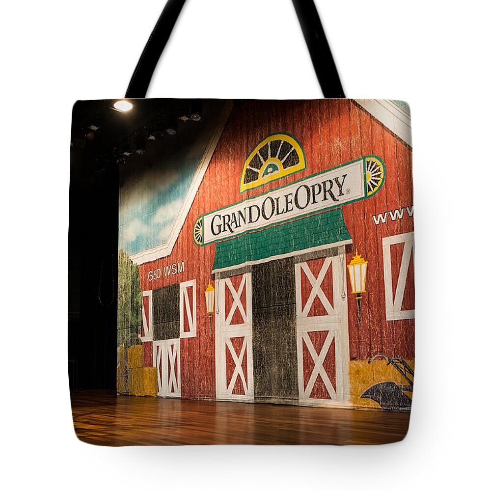 Nashville Tote Bag featuring the photograph Ryman Grand Ole Opry by Glenn DiPaola