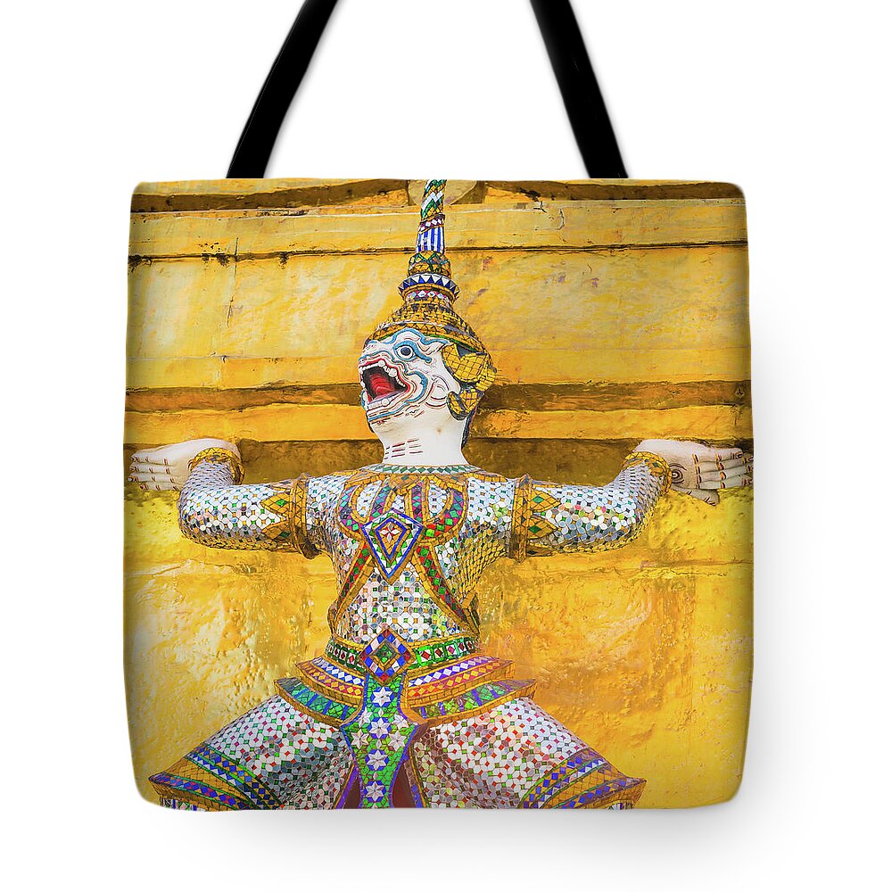 Southeast Asia Tote Bag featuring the photograph Grand Palace In Bangkok by Deimagine