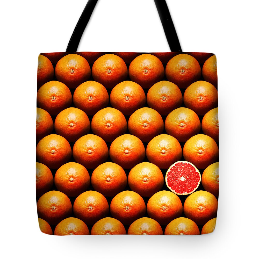 Grapefruit Tote Bags