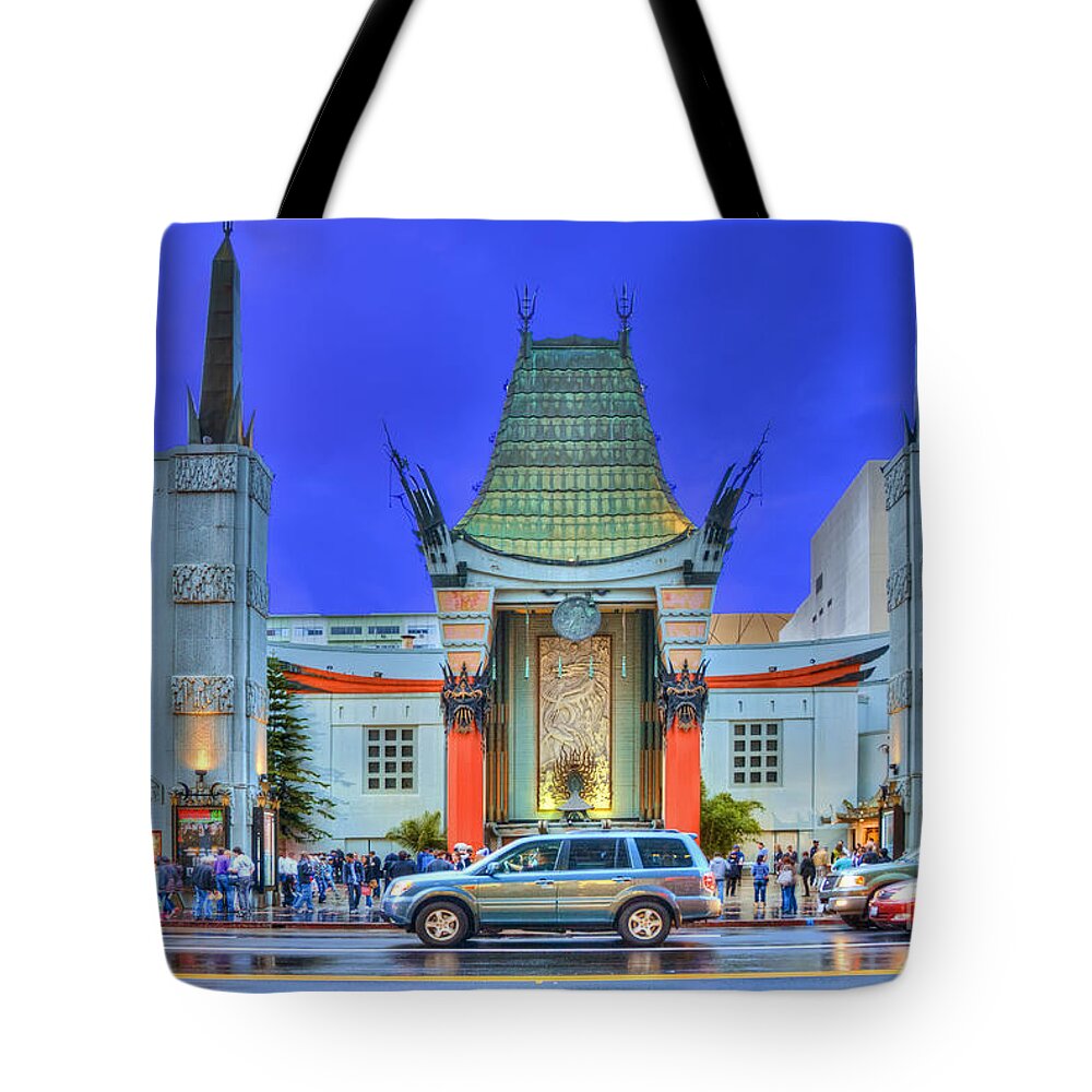 Rodeo Drive Beverly Hills Tote Bag by David Zanzinger - Pixels