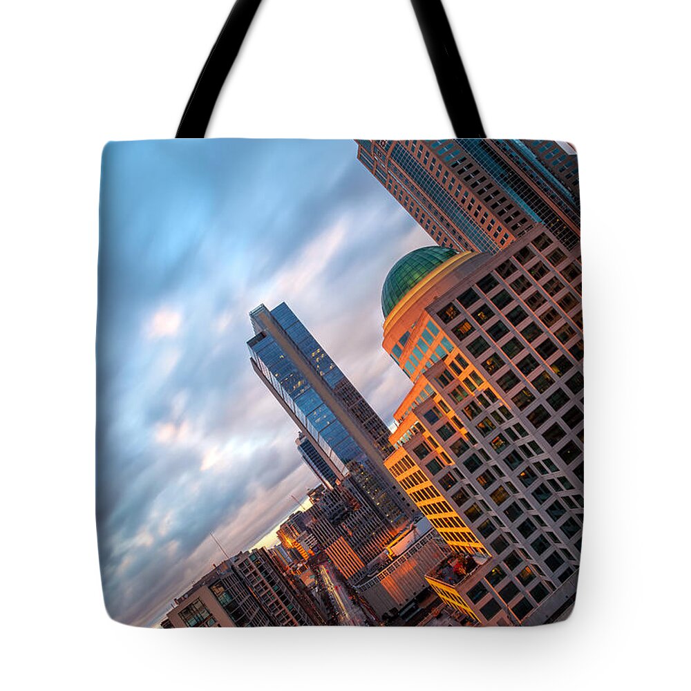 City Tote Bag featuring the photograph Gravity by Jonathan Nguyen