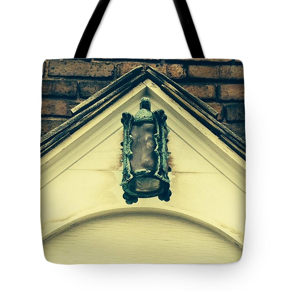 Lantern Tote Bag featuring the photograph Green Lantern by Michael Krek