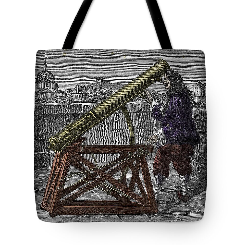 Science Tote Bag featuring the photograph Gregorian Telescope, 17th Century by Science Source