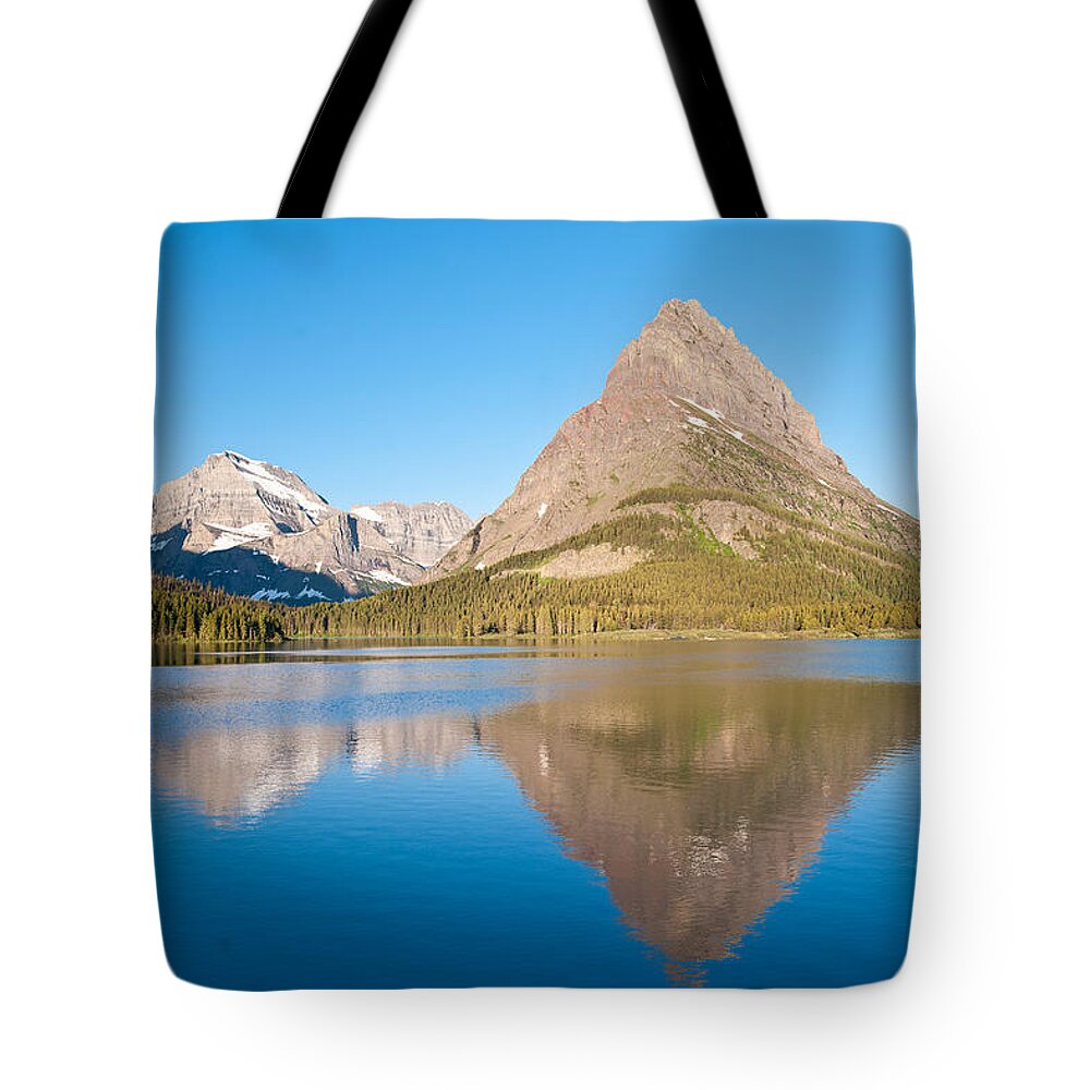 Glacier National Park Tote Bag featuring the photograph Grinnell Point, Glacier National Park by Andrew J. Martinez