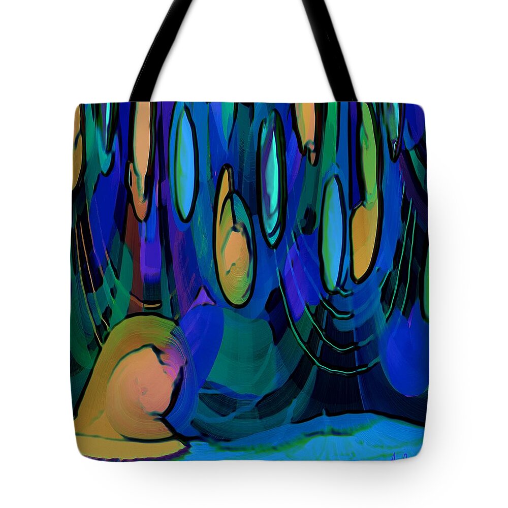 Grow Tote Bag featuring the digital art Grow Where You Are Planted by Alec Drake
