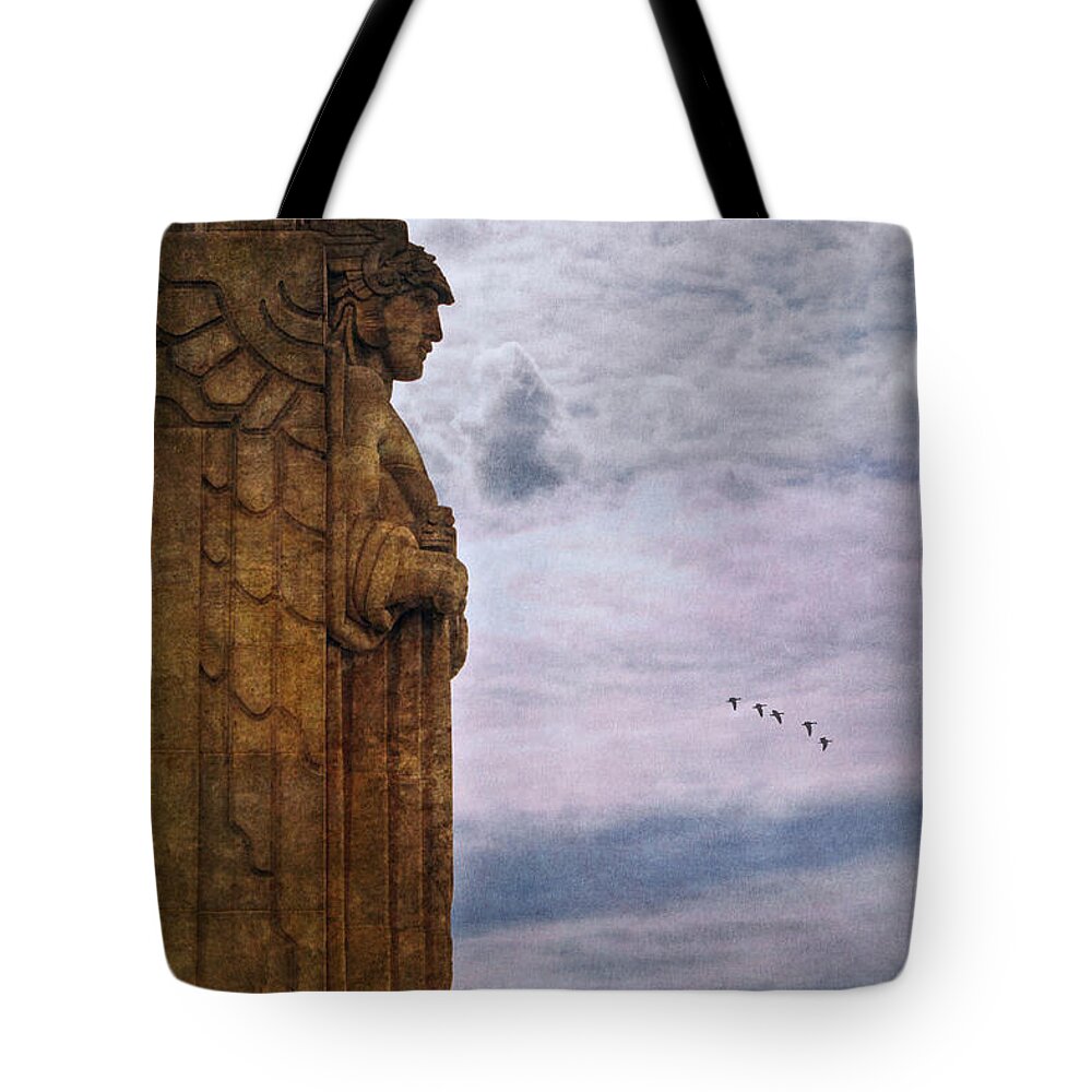 Guardian Of Hope Tote Bag featuring the photograph Guardian Of Hope by Dale Kincaid