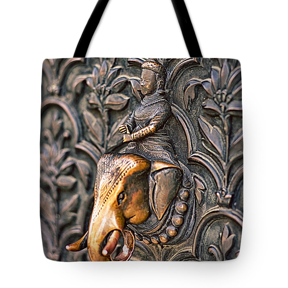 India Tote Bag featuring the photograph Guardian by Scott Wyatt