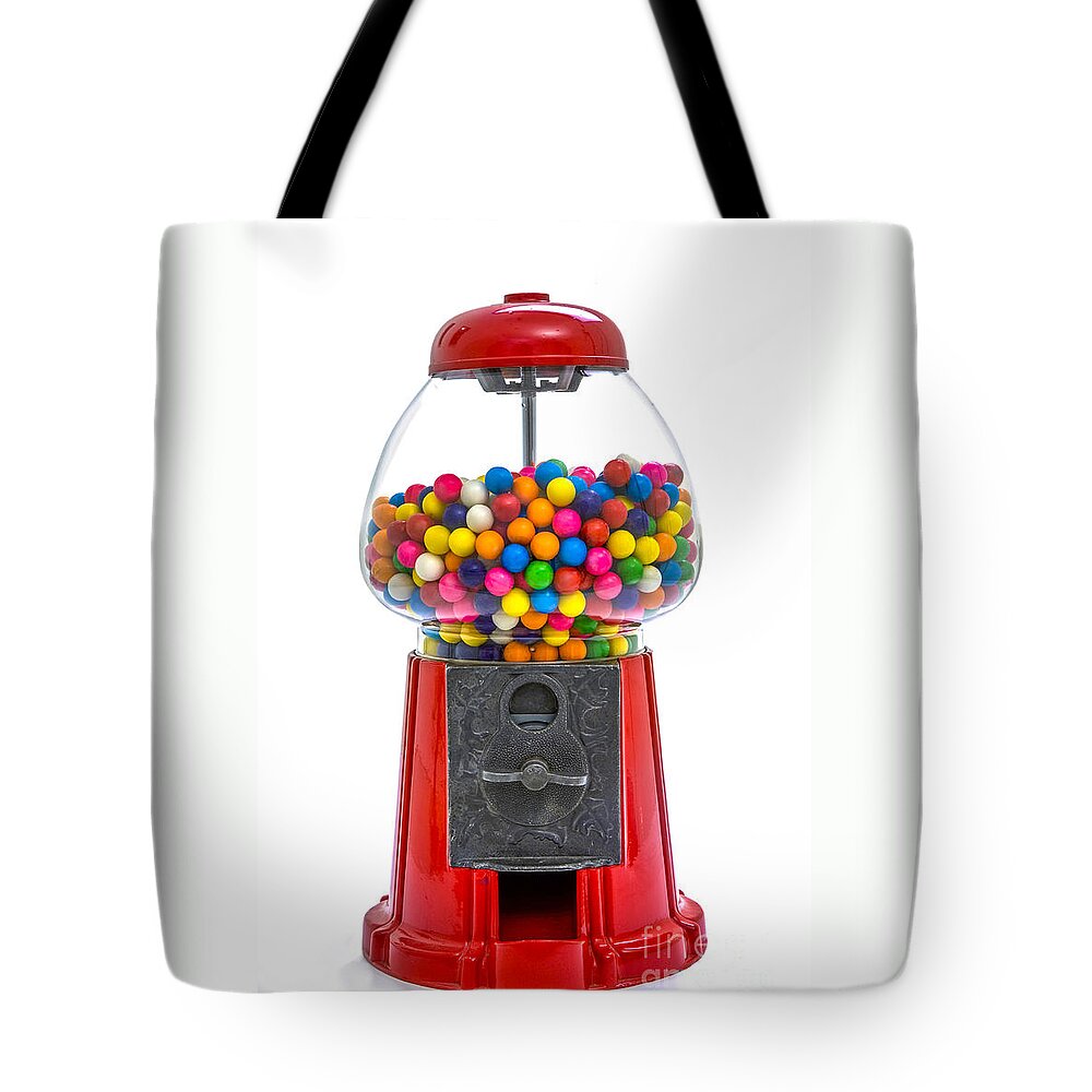 Gumball Machine Tote Bag featuring the photograph Gumball Machine by Diane Diederich