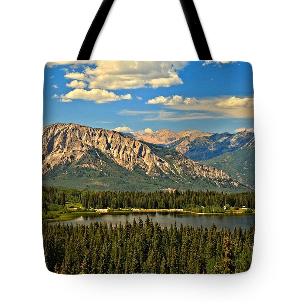 Gunnison National Forest Tote Bag featuring the photograph Gunnison Lakes by Adam Jewell