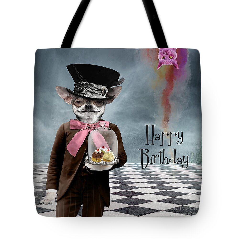 Animal Tote Bag featuring the photograph Happy Birthday by Juli Scalzi