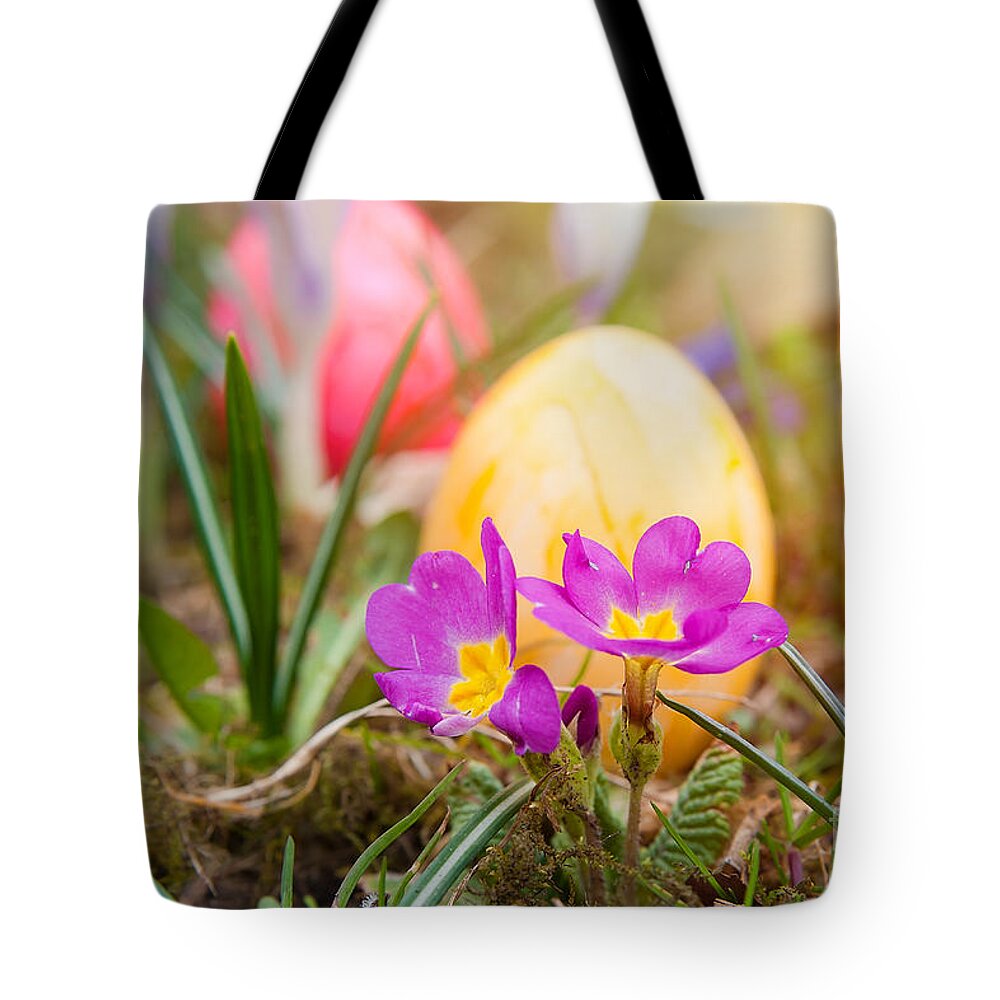 Easter Tote Bag featuring the photograph Happy Easter by Christine Sponchia