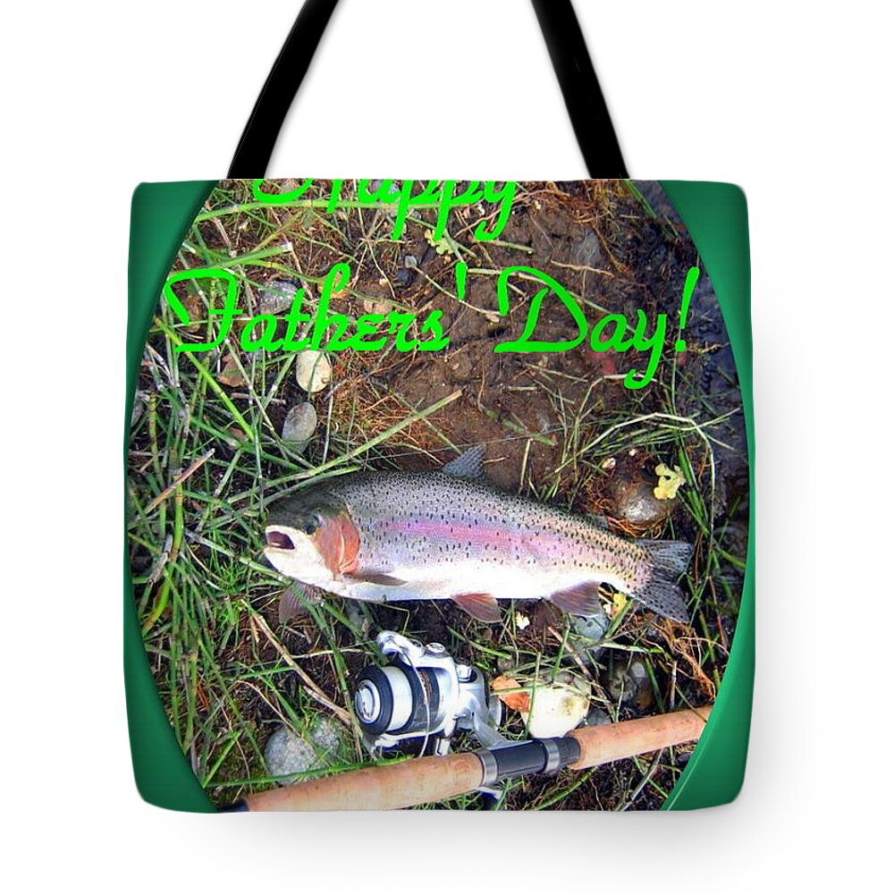 Fathers Tote Bag featuring the photograph Happy Father's Day by Joyce Dickens