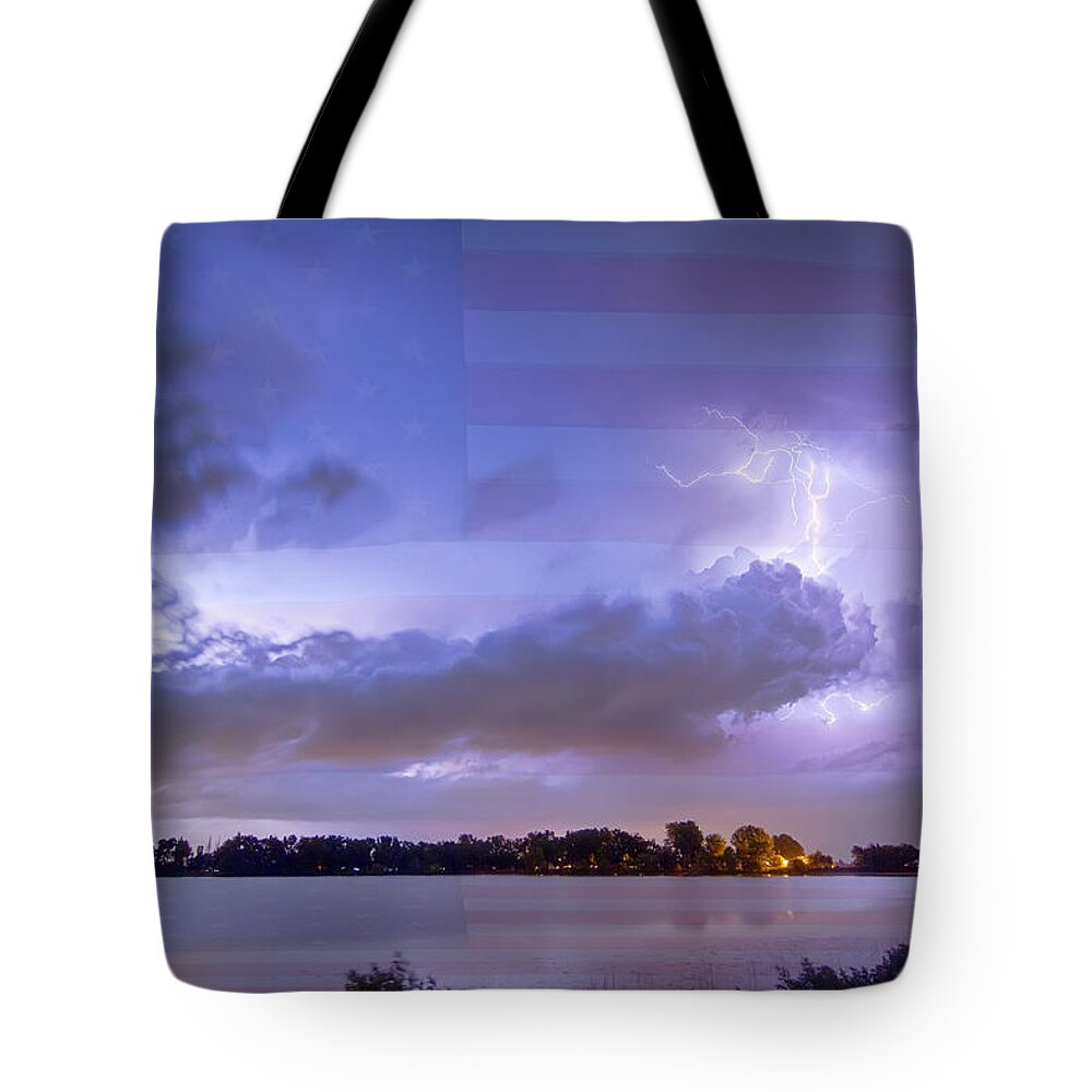 Fourth Of July Tote Bag featuring the photograph Happy Independence Day by James BO Insogna