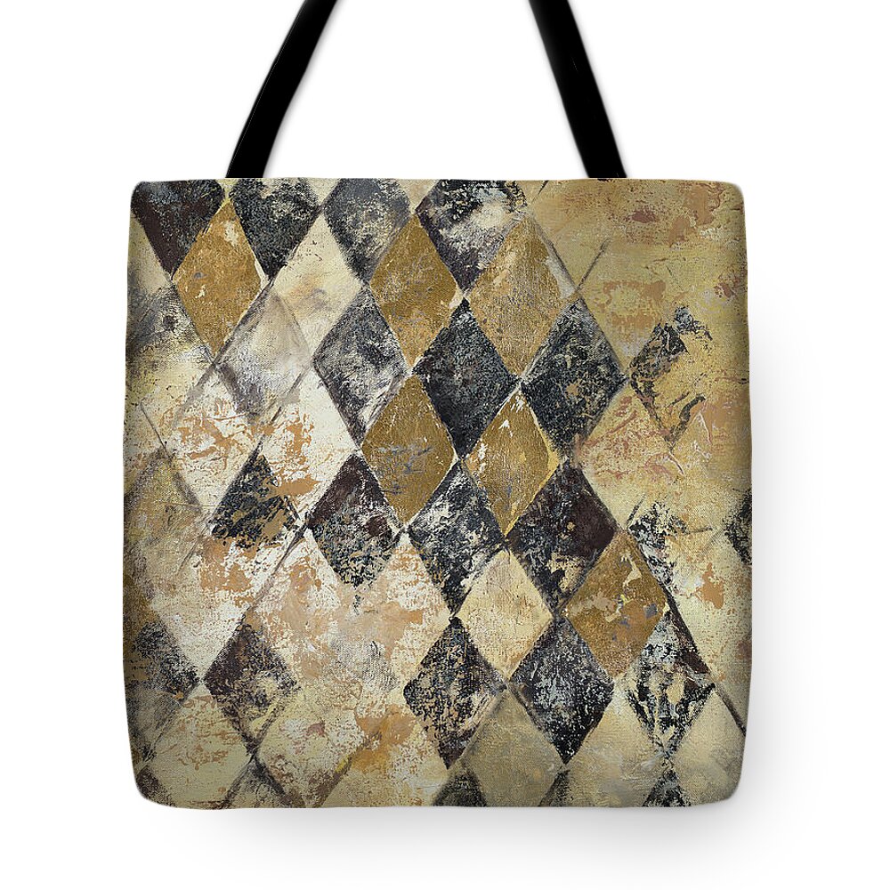 Harlequin Tote Bag featuring the painting Harlequin by Patricia Pinto