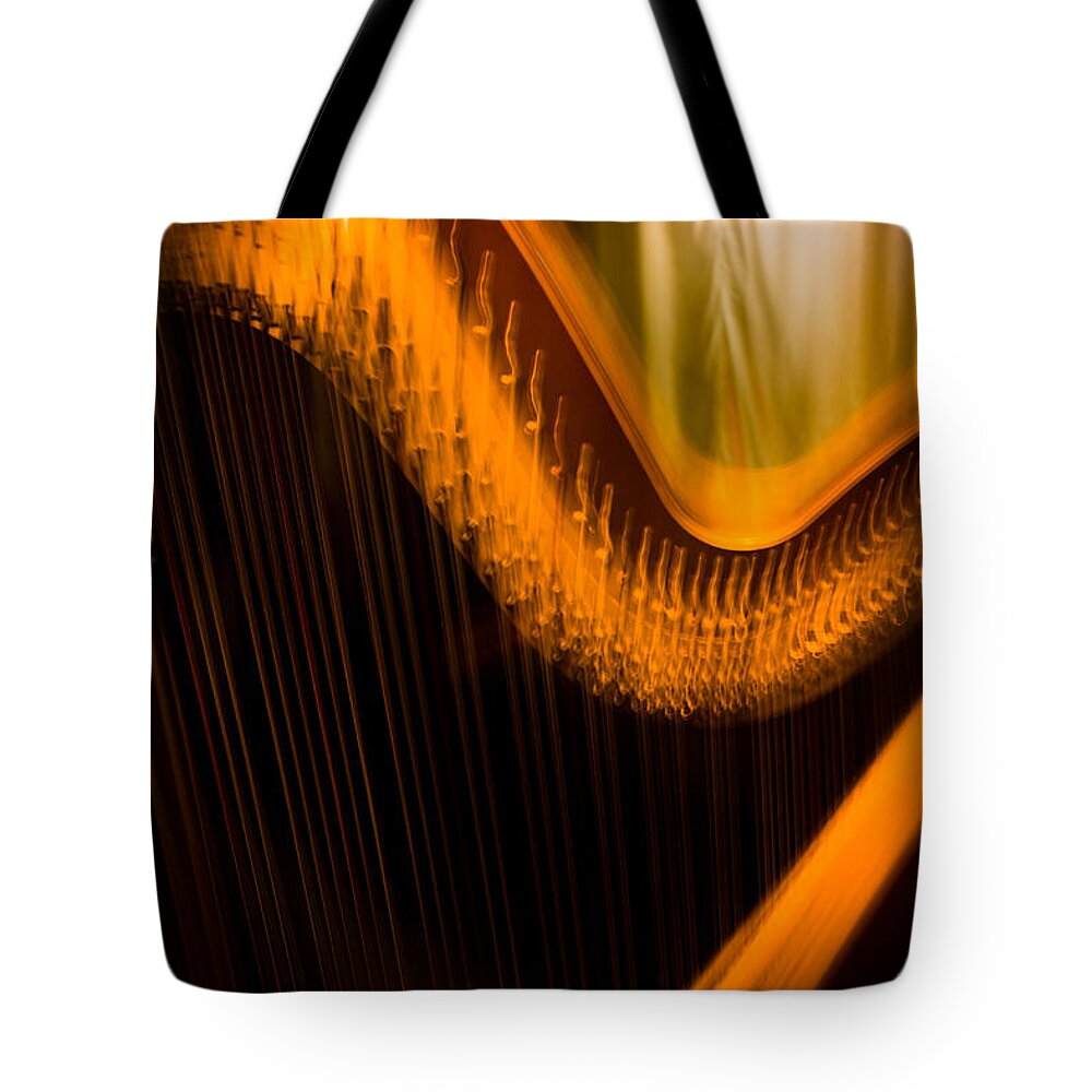 Harp Tote Bag featuring the photograph Harp by David Smith