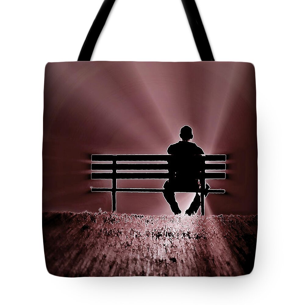 Inspirational Tote Bag featuring the photograph Hope For Tomorrow by Micki Findlay