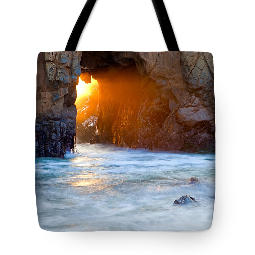 Landscape Tote Bag featuring the photograph Head Light by Jonathan Nguyen