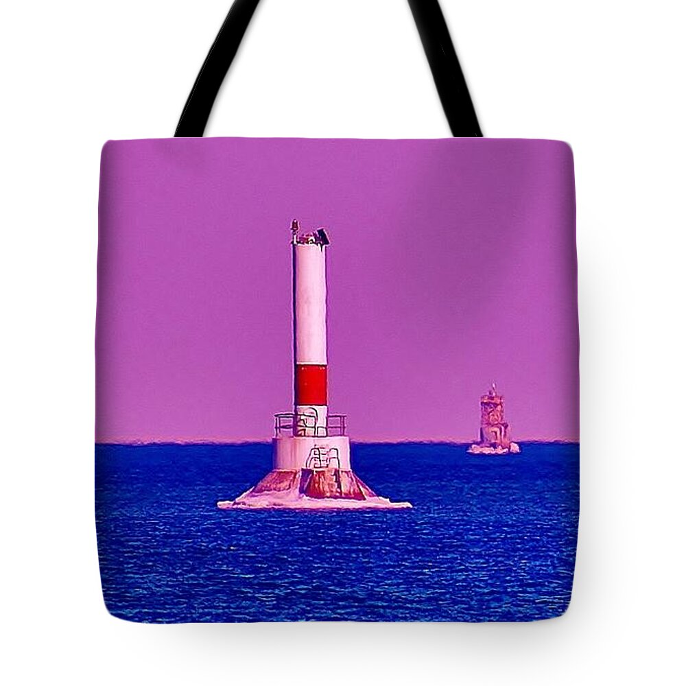  Tote Bag featuring the photograph Headwater Lights 2 by Daniel Thompson