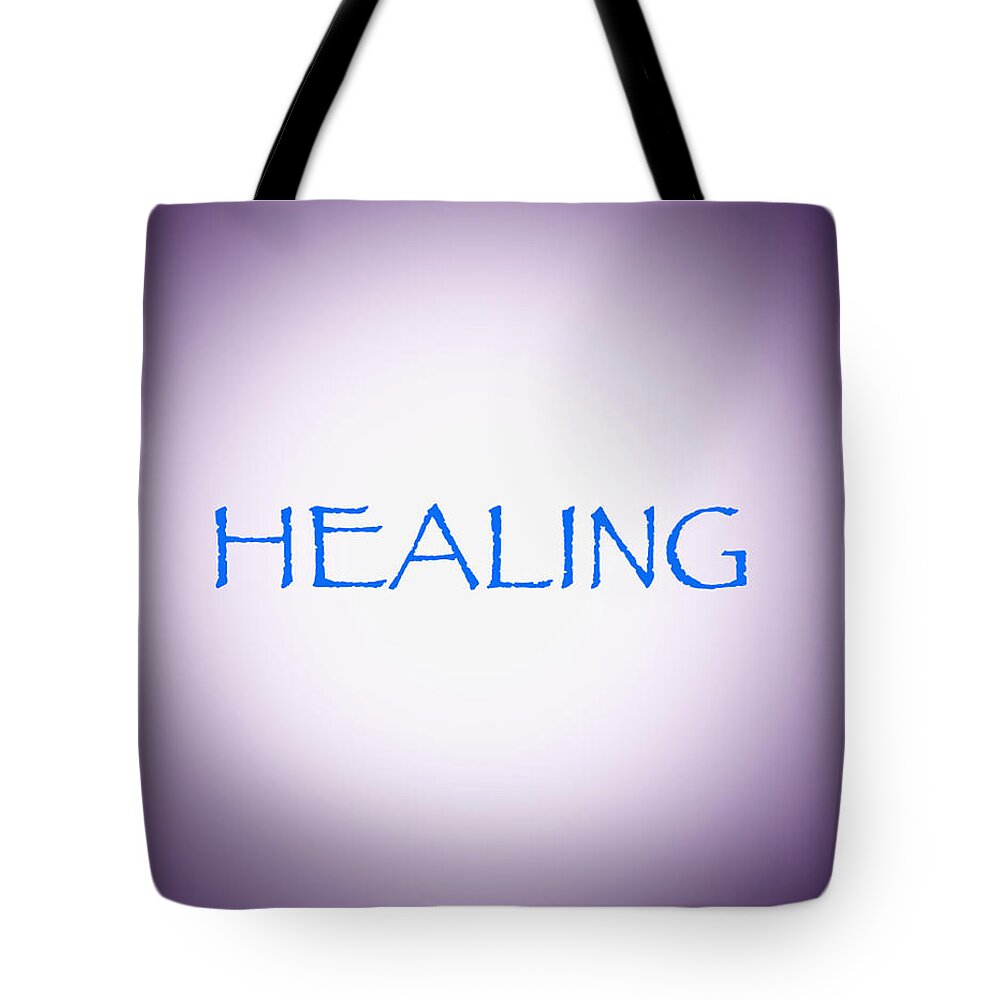 Heal Tote Bag featuring the painting Healing Light by Steve Fields