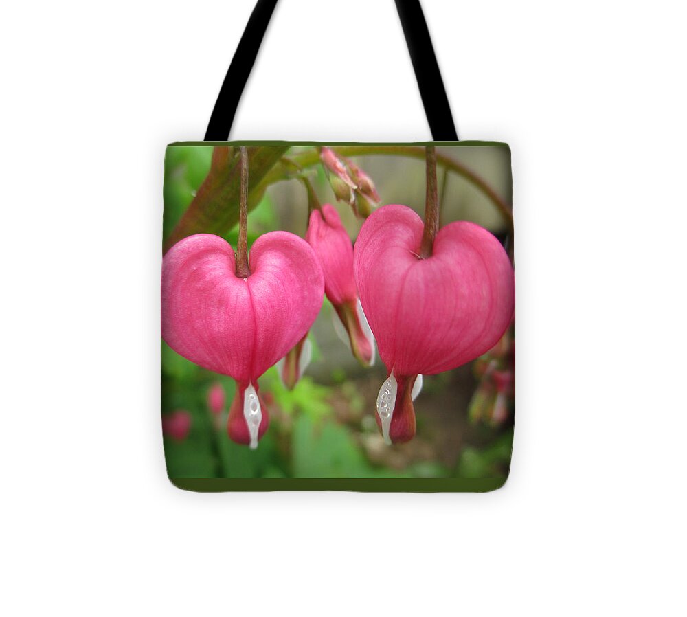 Hearts Tote Bag featuring the photograph Heart to Heart by Diannah Lynch